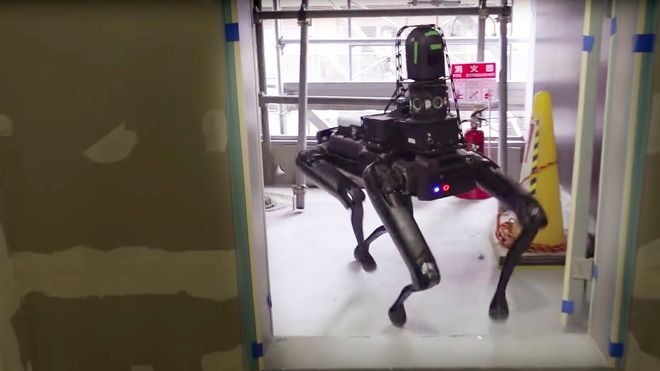 Robothunden skal få seg jobb i byggebransjen
