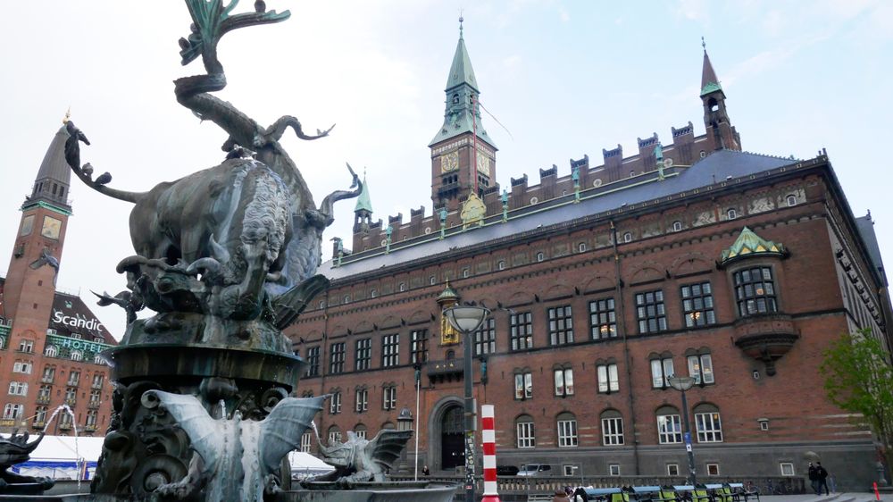 Rådhuset i den danske hovedstaden København.