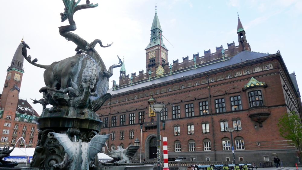 Rådhuset i den danske hovedstaden København.