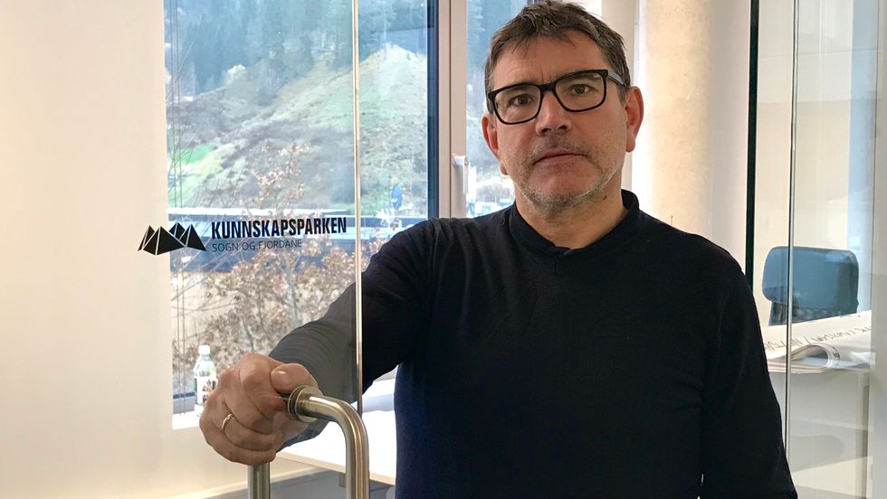UTFORDRANDE: Kjetil Kvåle, dagleg leiar i Kunnskapsparken, seier kutta i utviklingsmidlane vil bli utfordrande, og kan gå utover distriktskommunane.