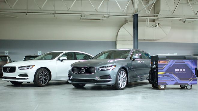 Volvo Cars Tech Fund investerer i Freewire, som lager ladeløsningen Mobi.
