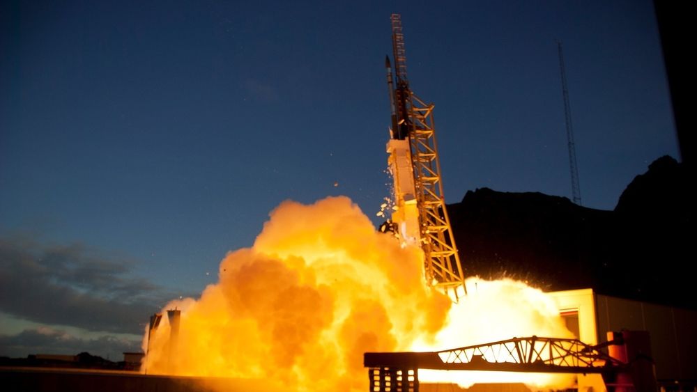 Rakettoppskyting på Andøya Space Center.