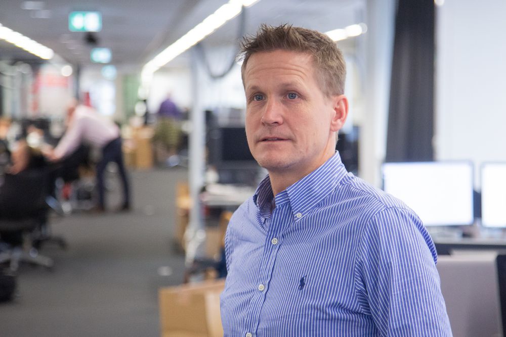 Kommentator i VG Sporten, Leif Welhaven.