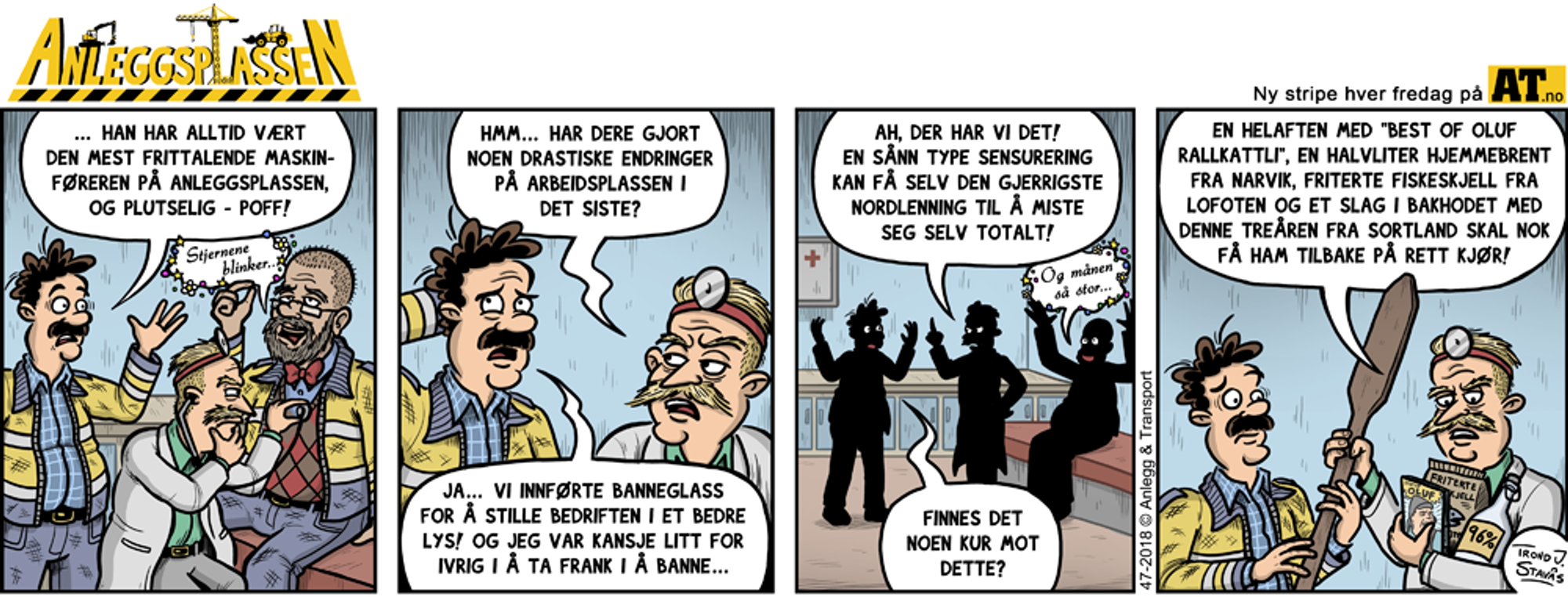 Oluf, hjemmebrent og fiskeskjell
