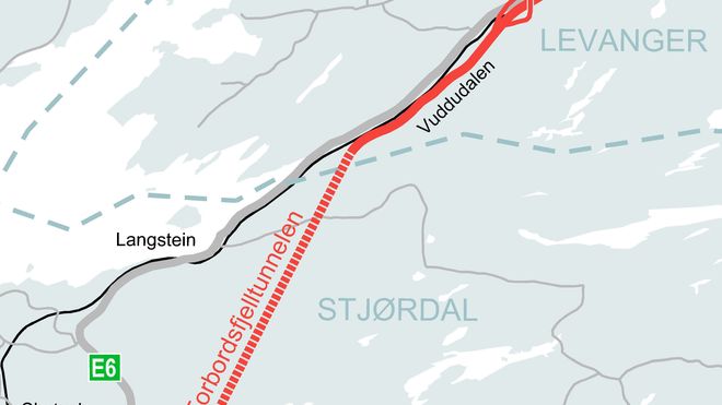 Tre tilbydere skal konkurrere om bygging av E6 Kvithammar - Åsen