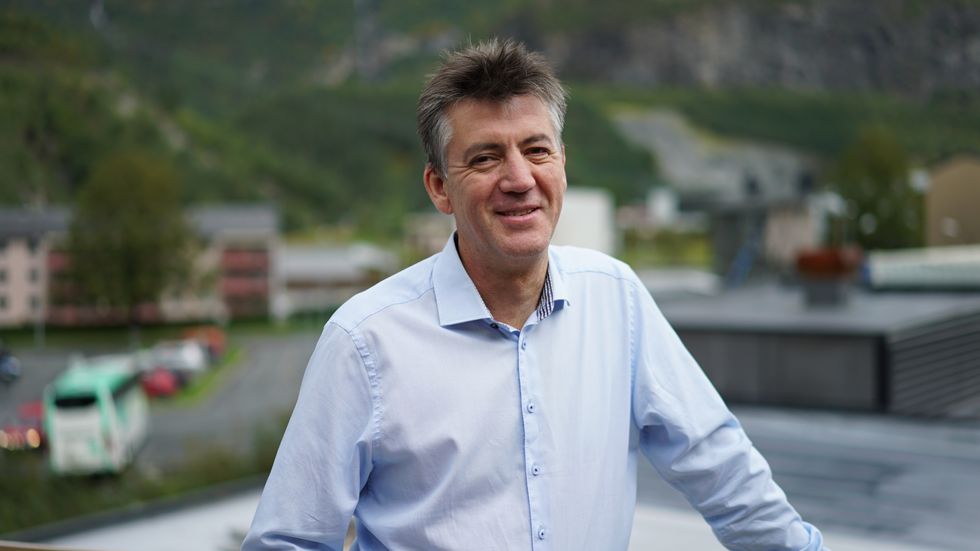 ØVINGSFABRIKK: Teknologisatsinga Sitep skal opna ein øvingsfabrikk for studentar, elevar og bedrifter, for å mellom anna auka interessa for teknologi og realfag. Fabrikken kan stå klar så tidleg som i mai. På biletet er dagleg leiar i Sitep, Frank Øvstetun.