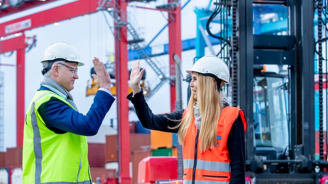 Vil bli nullutslipp containerterminal