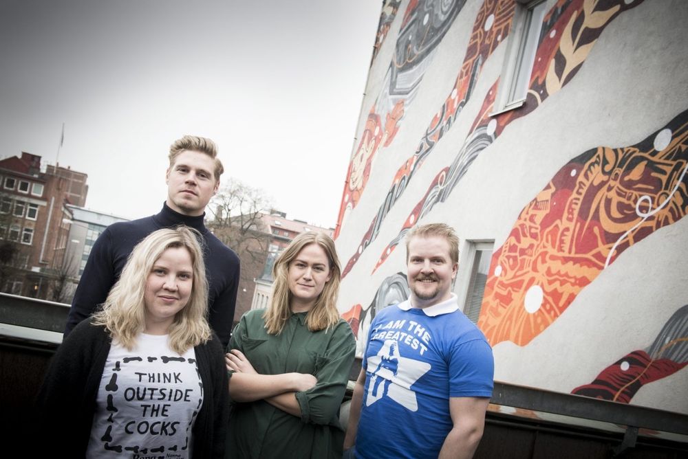 Borås Tidning fra venstre: Jonathan Oscarsson Dahlén, Madeleine Bengtsson, Frida Dam Bergstedt, Kristoffer Lidén.