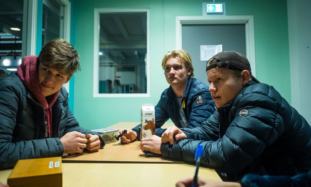 Anders Sorknes (16), Emil Aslaksen (16), Trym Stuen (16),