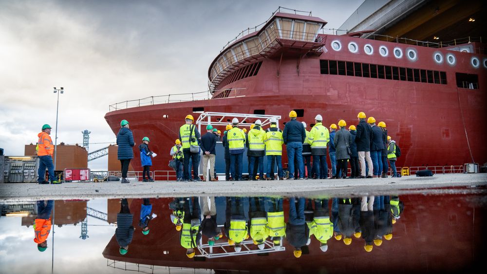 Før sommeren skal dette bli verdens største hybride passasjerskip
