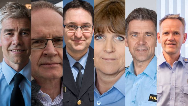 Store endringer i politiets toppledelse