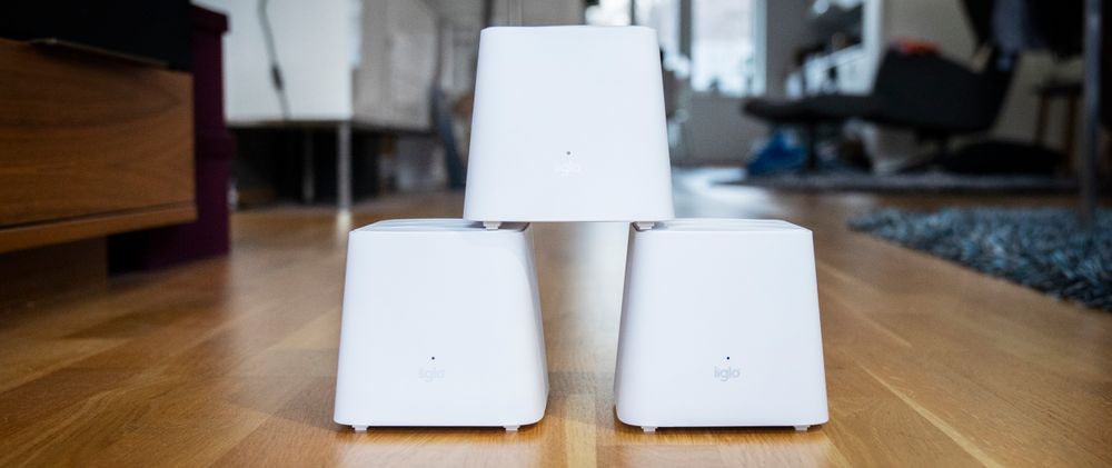 Jensen of Scandinavia iiglo Nimbo Mesh Router AC1200 (3-pack)