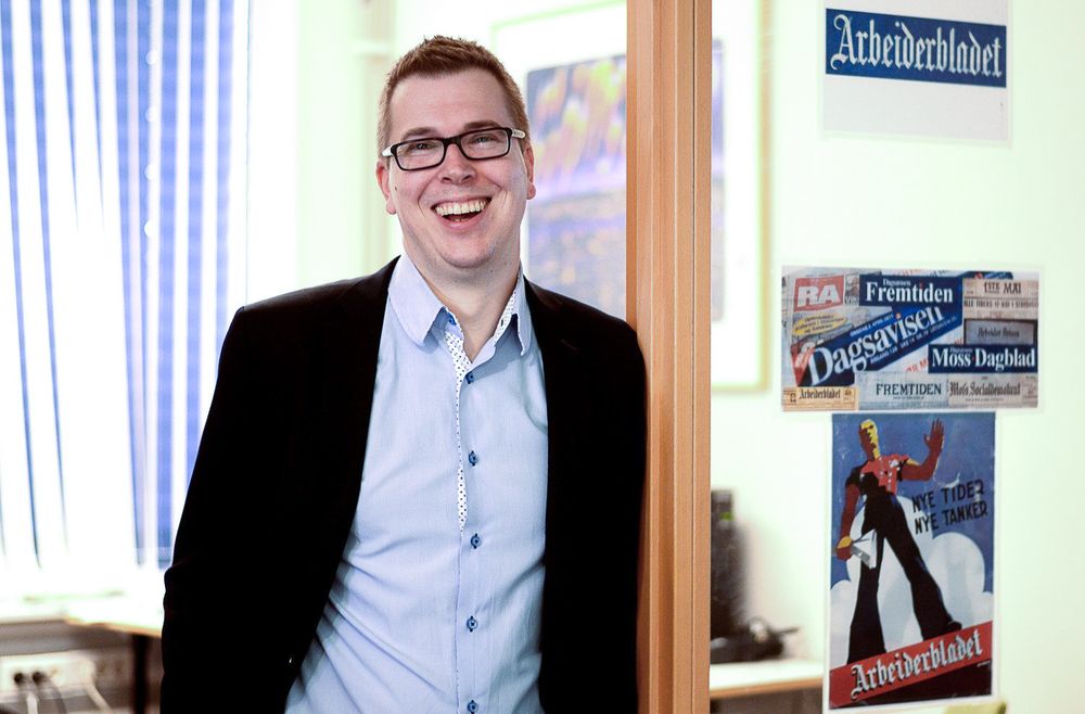 Eirik Hoff Lysholm, sjefredaktør i Dagsavisen.