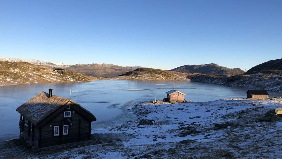 Vintersol på Fagereggi i Sogndalsdalen.