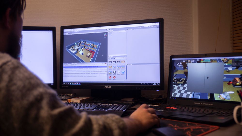 Megapops spill er laget i Unity og kodet i Visual studio.