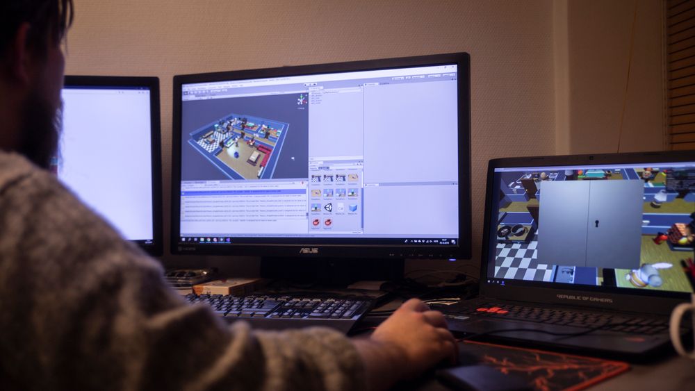 Megapops spill er laget i Unity og kodet i Visual studio.
