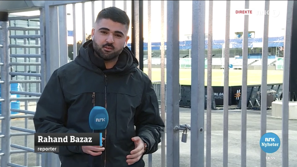 Rahand Bazaz, journalist i NRK Østfold.