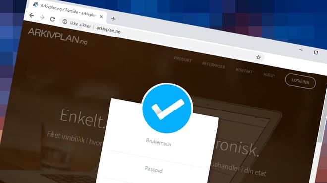 – Meget lav risiko for at noen skulle «sniffe opp» passordet