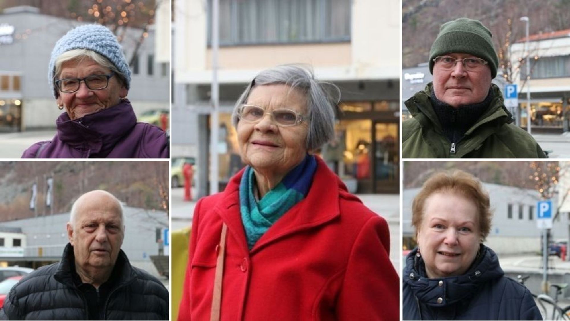 OPPE FRÅ VENSTRE: Bodil Øverlien, Sverre Sandøy, Helga Søgnen Hestetun, Hans Løseth og Eva Nes.