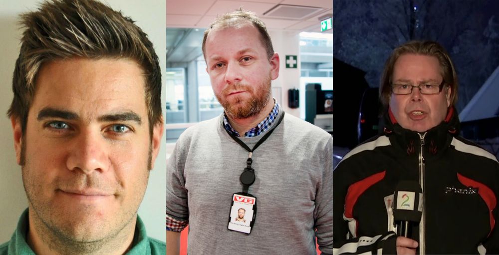 Klubbleiarane Eirik Meling og Tor-Erling Thømt Ruud i Sunnmørsposten og VG, og nestleiar i TV 2-klubben, Leslie Tangen.