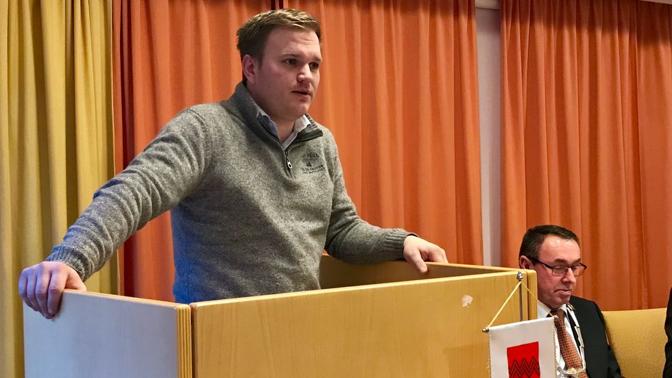 MEIR OPENHEIT: Aleksander Øren Heen fekk med seg fleirtalet på å greia ut organiseringa av Årdal Utvikling. Målet er meir openheit om pengebruken i organisasjonen.