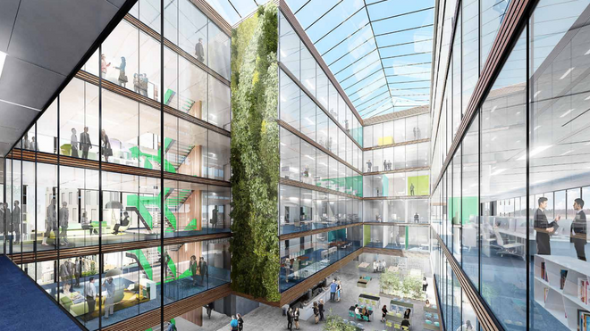Maskinlæring og smart posisjonering. Slik er det nye, «smarte» kontorbygget i Trondheim