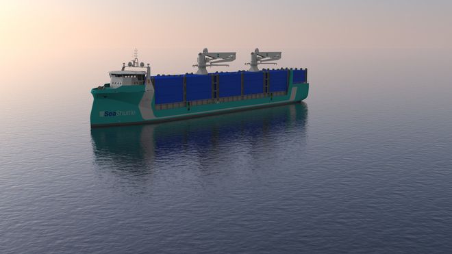 Hydrogendrevet containerskip skal seile mellom Polen og Norge