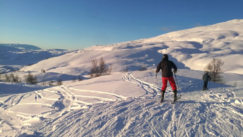 GLER SEG: Sjefane ved skisentera i regionen gler seg over det store snøfallet. Dei spår høgt antal besøkjande den komande helga.
