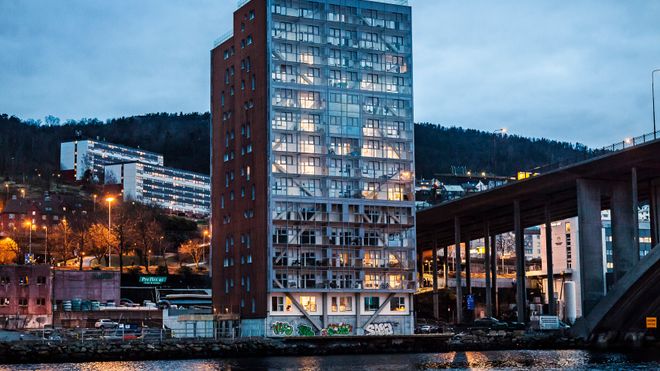 Aluminiumfasader og trematerialer