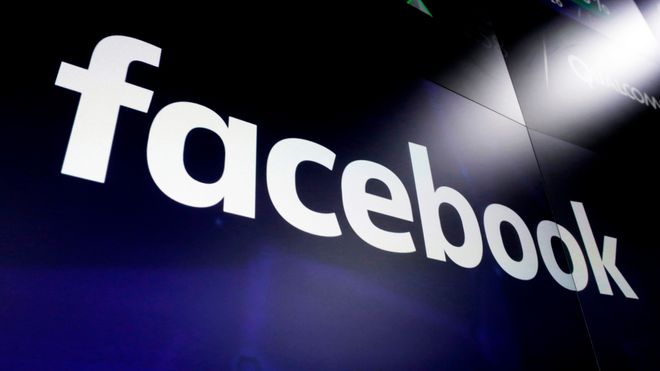 Bilde av logoen til Facebook.