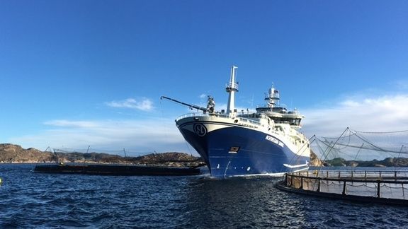 Her er Norwegian Gannet endelig i gang