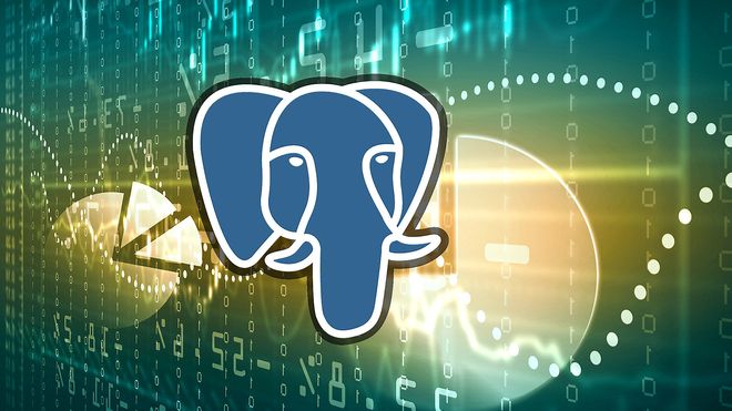 Illustrasjon med PostgreSQL-elefanten.