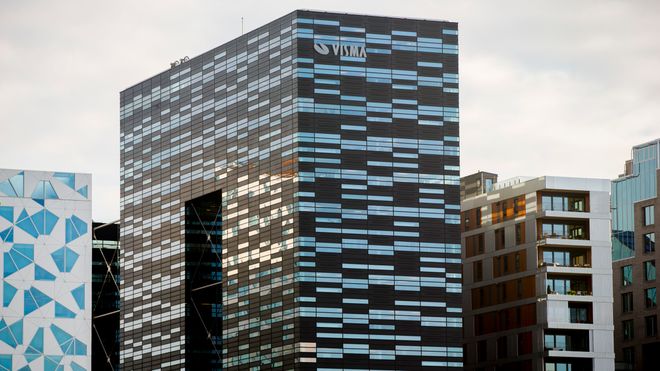 Visma blir anklaget for dårlig sikkerhet. Her fra datagigantens hovedkontor i Barcode-rekka i Bjørvika.