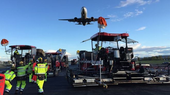 Skal reasfaltere rullebane på Avinor Oslo lufthavn
