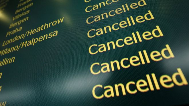 Systemfeil førte til full stans i flytrafikken over hele landet