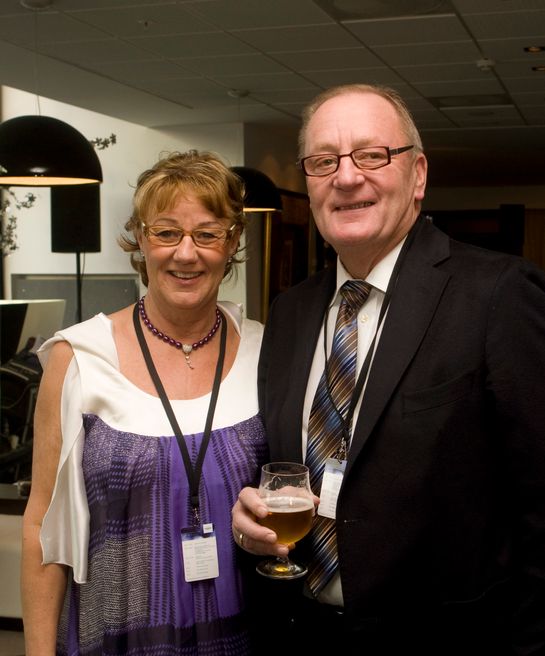 LARVIK 20090326: 500 hundre gjester var invitert til åpningen av nye Farris Bad i Larvik torsdag. Tidliger Se og Hør redaktør Knut Haavig med sin kone Solveig var tilstede ved åpningen.
Foto: Terje Bendiksby / SCANPIX