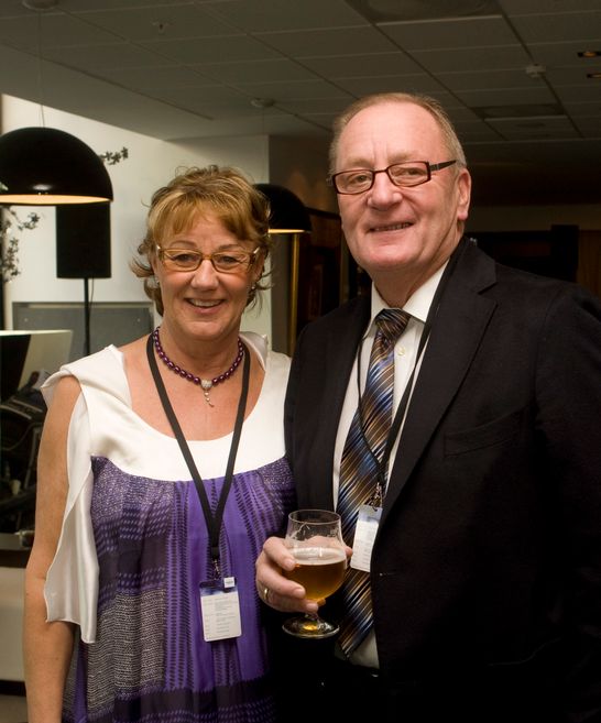 LARVIK 20090326: 500 hundre gjester var invitert til åpningen av nye Farris Bad i Larvik torsdag. Tidliger Se og Hør redaktør Knut Haavig med sin kone Solveig var tilstede ved åpningen.
Foto: Terje Bendiksby / SCANPIX