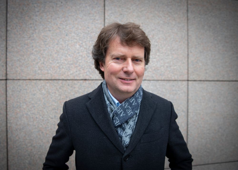 Konsernsjef Per Axel Koch i Polaris Media fredag 15. februar på Aker Brygge.