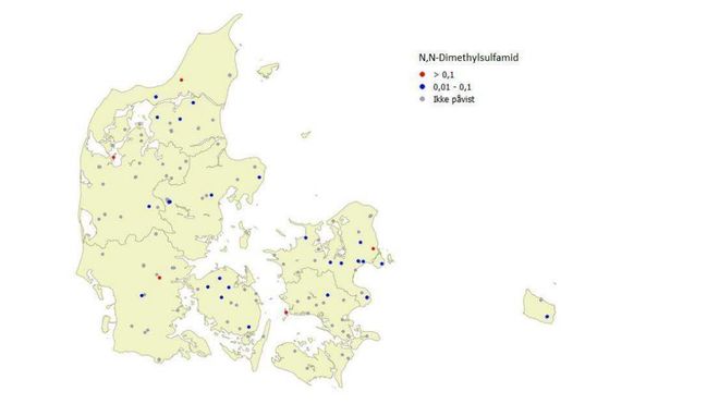 Kartlegging: Rester av soppmiddel er funnet i grunnvannet over hele Danmark
