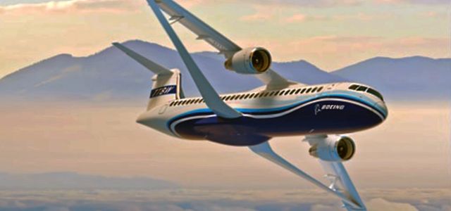 Se, en Boeing med stag!