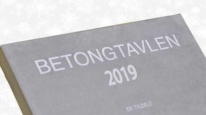Betongtavlejuryen etterlyser kandidater til Betongtavlen 2019