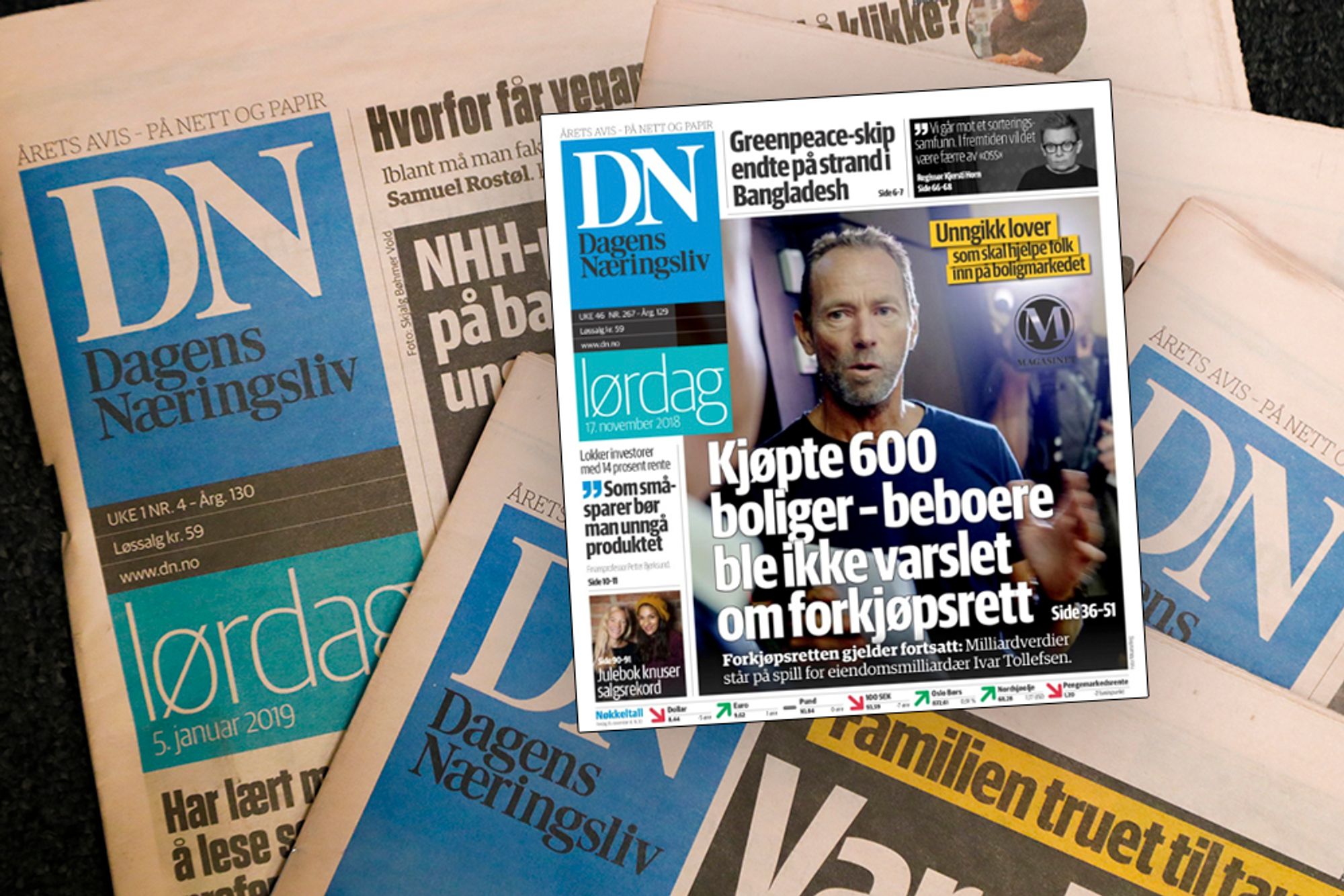 Eiendomsmilliardær Ivar Tollefsen og hans selskap Fredensborg AS klager inn Dagens Næringsliv til PFU.