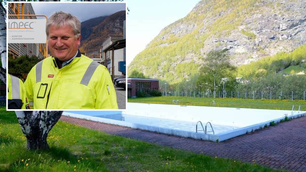 KLAGAR: Impec-eigar Ståle Øvstetun har klaga kommunen inn for Kofa. Han meiner dei ikkje følgte innkjøpslova då dei valde tilbydar til å reparera friluftsbassenget på Årdalstangen.