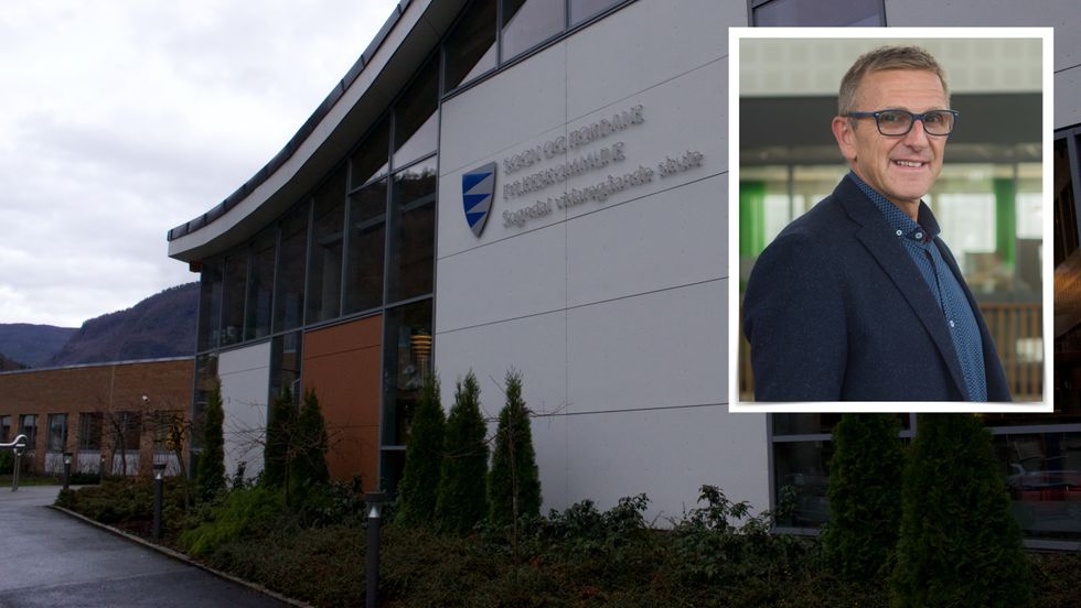 UROVEKKANDE: Kokkelinja i Sogndal har slite med søkartala dei siste åra. Dei siste tala er heller ikkje lystig lesnad for rektor Ole Jørgen Øygarden.