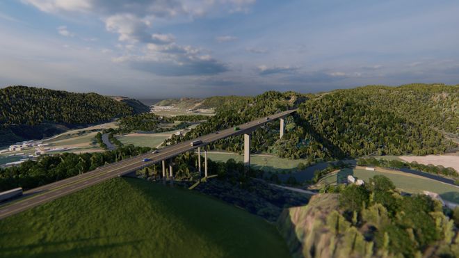 Anbefalt korridor for E39 Mandal – Lyngdal øst er klar