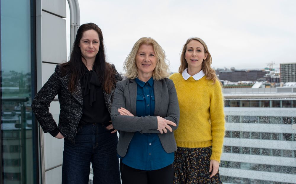 Janne Johannessen, Anita Hoemsnæs og Jorunn Aartun i Dagens Næringsliv.