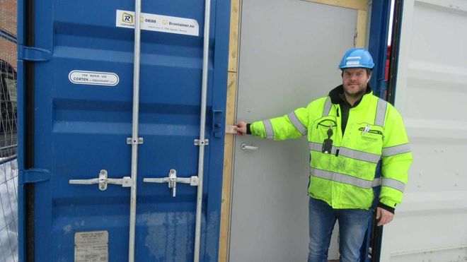 Byggeplassleder om innovativ containerlås: – Verktøy blir ikke lenger borte