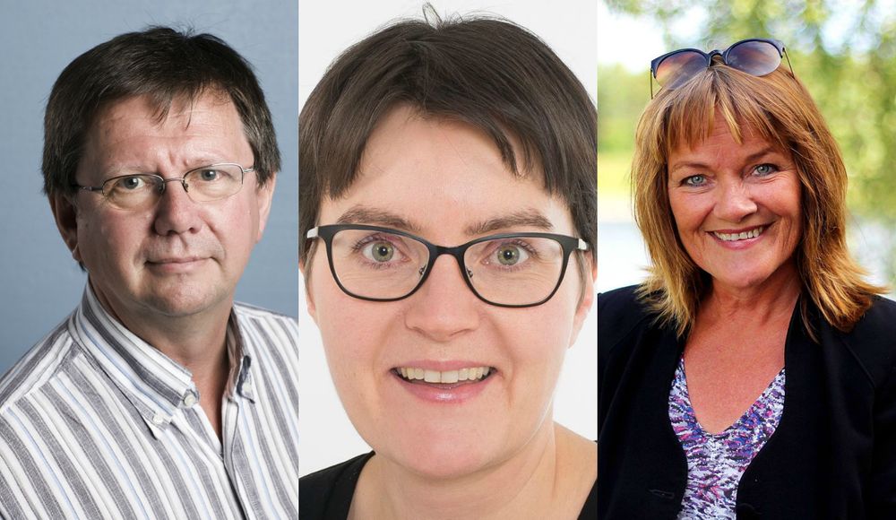 Kommunikasjonsdirektørane i Helse Midt-Norge, Helse Nord og Helse Sør-Øst, Tor Harald Haukås, Anne May Knudsen og Gunn Kristin Sande.