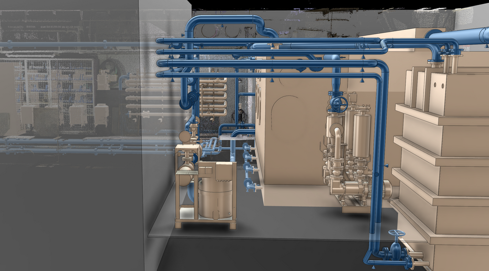 Blom Maritime lager 3d-modeller av innsiden på skip.