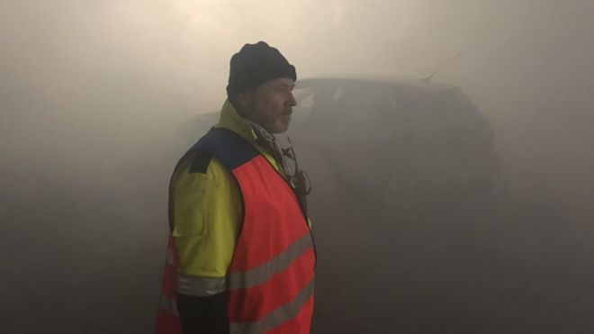 Meget vellykket øvelse i Teigkamptunnelen på E6 i Nord-Fron i Gudbrandsdalen